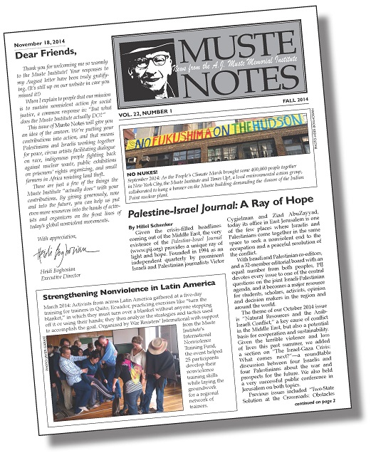Muste Notes Fall 2014
