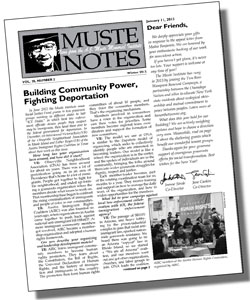 Muste Notes Winter 2013