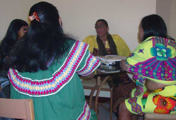 workshop with Kuna Women